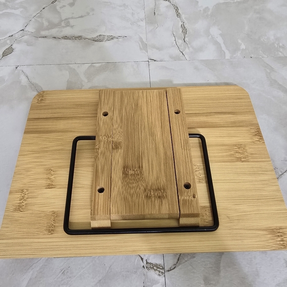 WW Weight Watchers Bamboo Book Stand Tablet Recipe Holder Folding Wooden - Picture 9 of 11